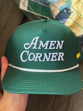2026 Masters Amen Corner Green Rope Trucker Hat
